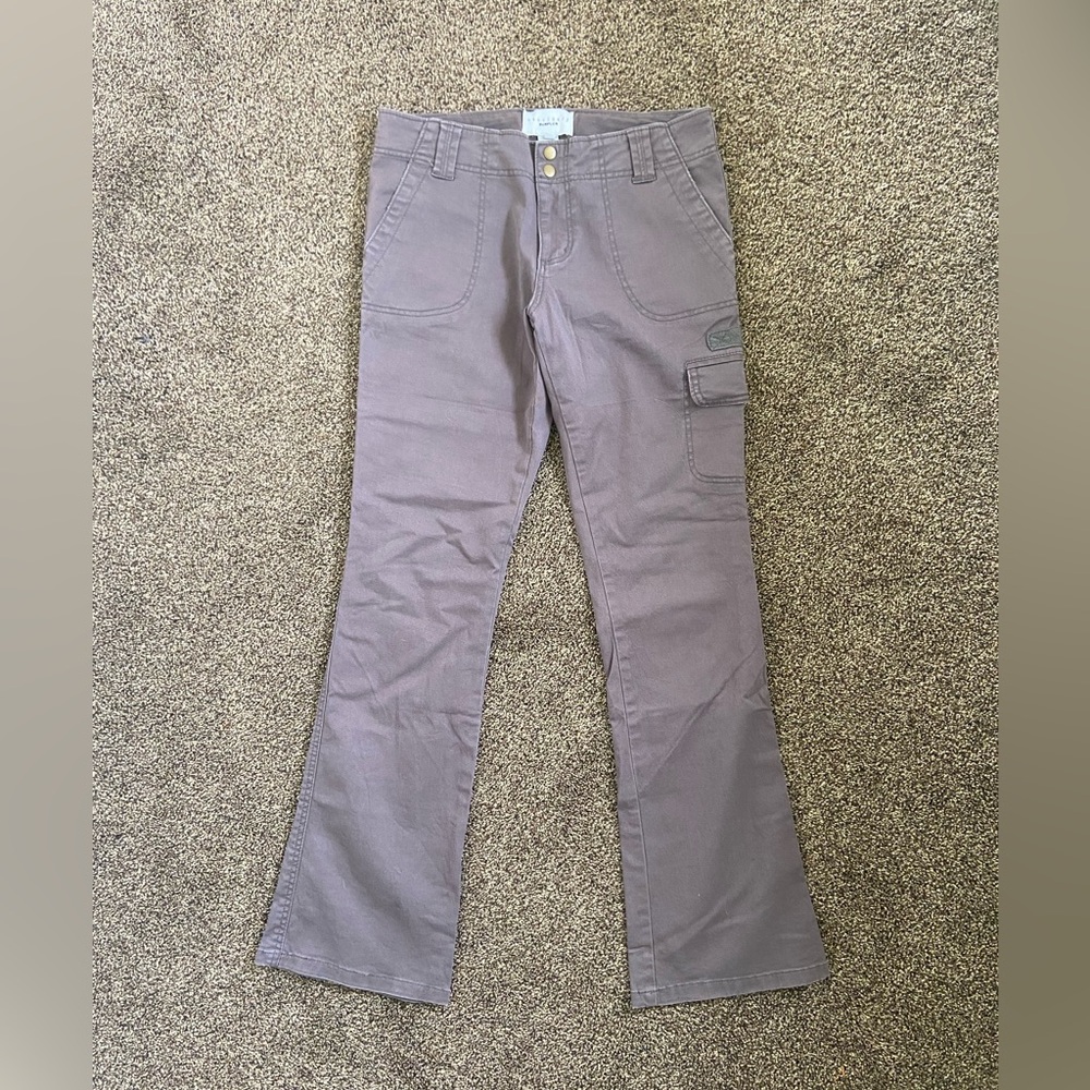 Sanctuary Grey Cargo Bootcut Pants Size 28
